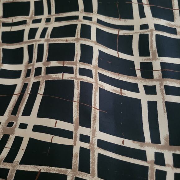 Silkland Women Jacket 100% silk Size Large Geometric design Sequins Lined - Picture 4 of 12